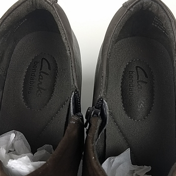 Clark's Bendables Leather Uppers w/ Suede Size 8.5 - Picture 5 of 8